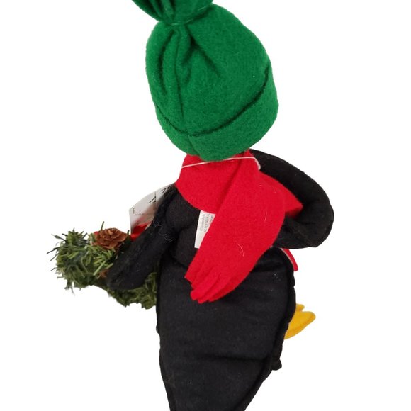 Annalee Doll Icicle Penguin With Wreath 2010 75th Anniversary Edition NWT - Picture 6 of 7